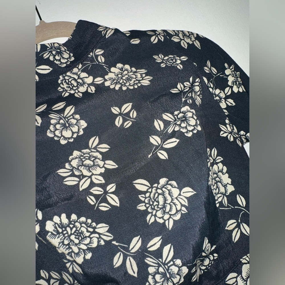 Flynn Skye Black and White Floral Backless Dress Size XS - Picture 4 of 8